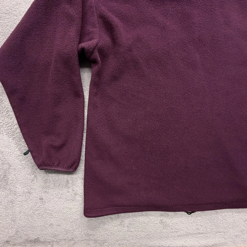 Vintage Columbia Fleece Jacket Mens XL‎ Purple Full Zip Pattern Collar 90s